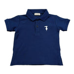 Trussardi Polo Mezza Manica Tinta Unita con Logo per Neonato TIP26002PO BLU TRUSSARDI 