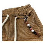 NEVER TOO pantalone tinta unita in camoscio Cammello per Neonato NT2220N CAMMELLO NEVER TOO 