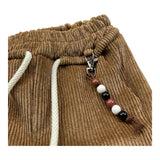 NEVER TOO pantalone tinta unita in camoscio Cammello per Neonato NT2220N CAMMELLO NEVER TOO 