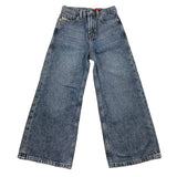 Diesel Jeans Tinta Unita Modello Palazzo Blu Per Bambina