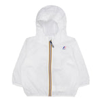 K-Way Giubbino Tinta Unita con Cappuccio per Bambina K61336W BIANCO K-WAY 