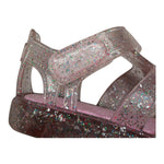 Igor Sandalo In Gomma Tinta Unita con Glitter per Neonata S10322 ROSA IGOR 