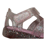 Igor Sandalo In Gomma Tinta Unita con Glitter per Neonata S10322 ROSA IGOR 