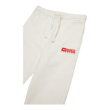 DIESEL pantalone tuta tinta unita con stampa logo Crema per Bambino J02041 CREMA DIESEL 