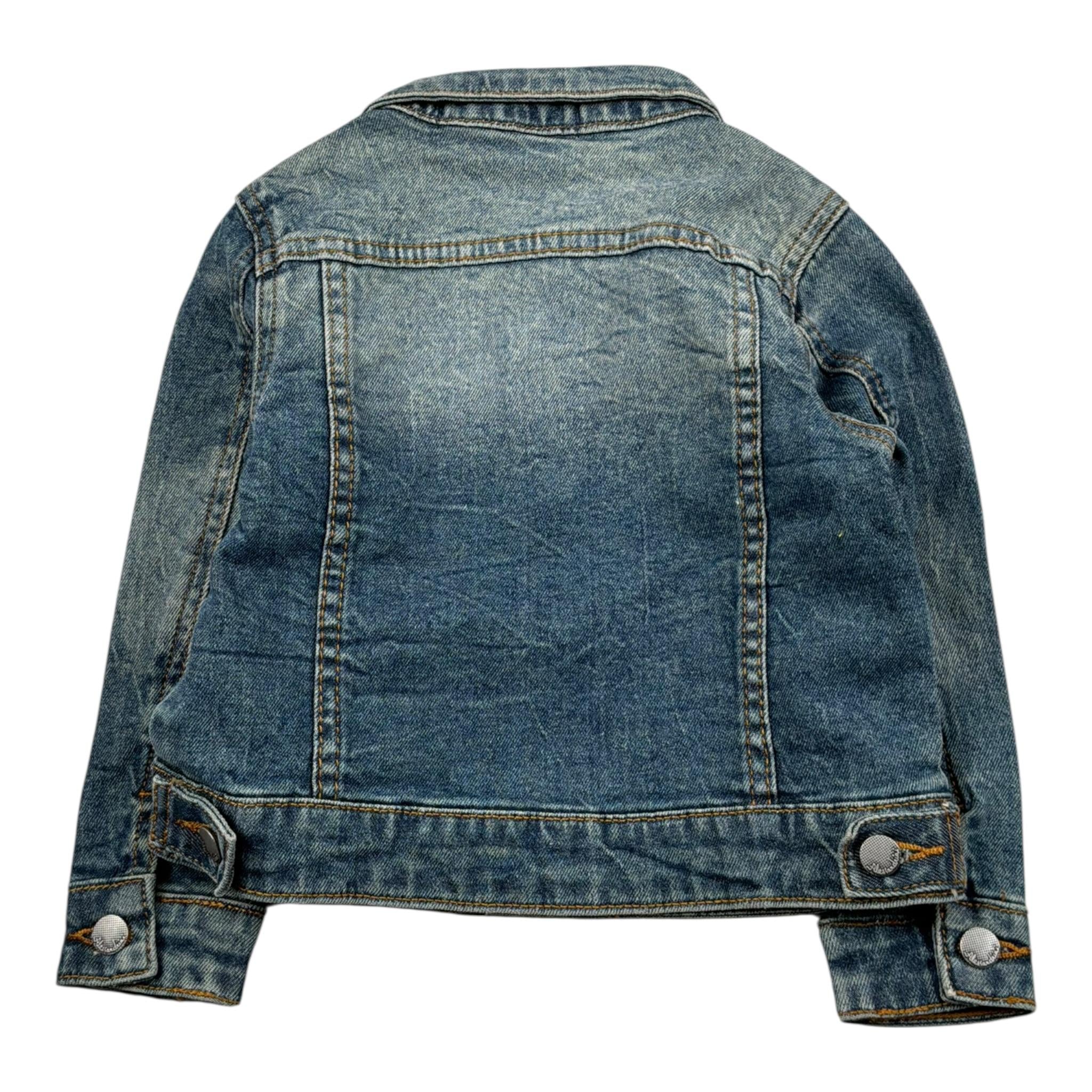 Daniele Alessandrini Giubbino Tinta Unita In Denim per Neonato 1295D0894 BLU DANIELE ALESSANDRINI 