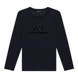 ANTONY MORATO shirt tinta unita girocollo con stampa Nero per Bambino MKKS00686 NERO ANTONY MORATO 