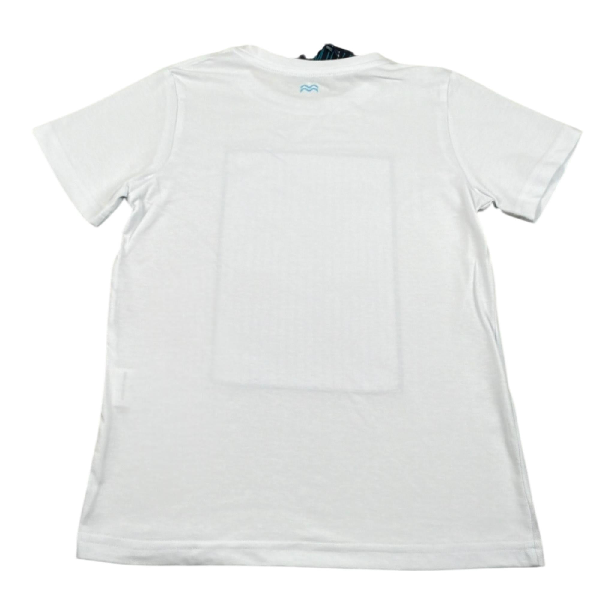 Move T-Shirt Tinta Unita Girocollo con Stampa per Bambino PRINTB BIANCO MOVE 