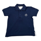Trussardi Polo Mezza Manica Tinta Unita con Stampa per Neonato TIP23070PO BLU TRUSSARDI 