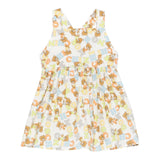 Moschino Abito Tinta Unita con Stampa per Bambina MDV0C1 BIANCO MOSCHINO 