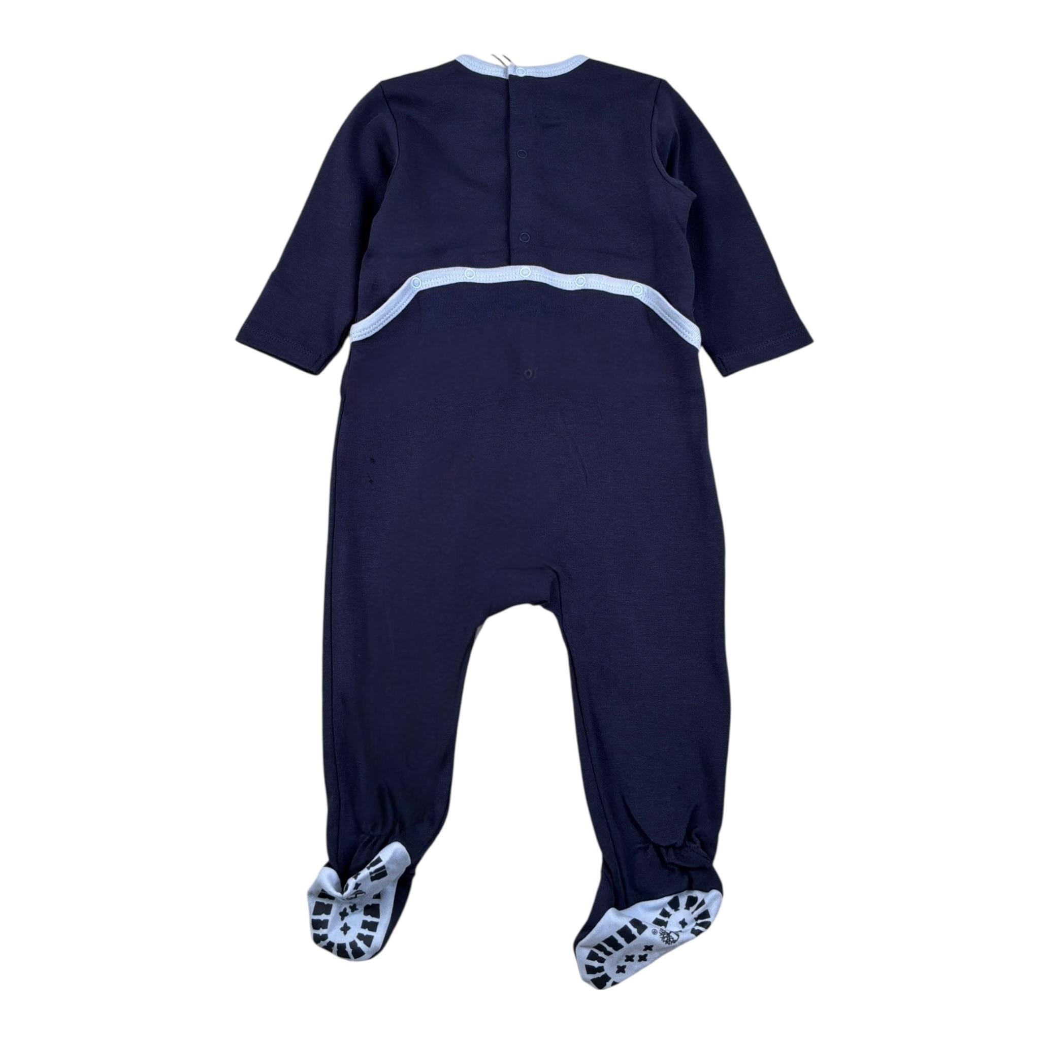 Timberland Tutina tinta unita con Logo Blu per Neonato T98314 BLU TIMBERLAND 