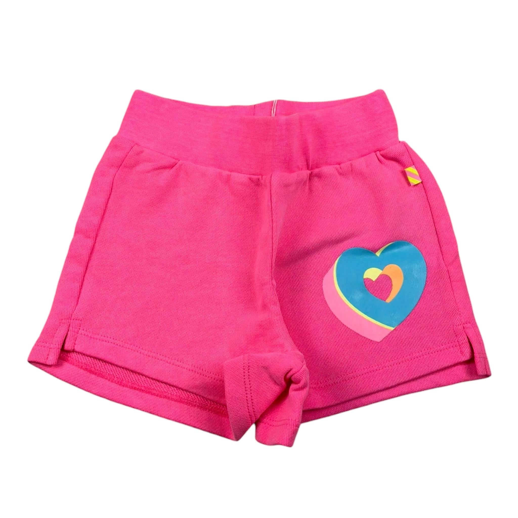 Billieblush Short Tinta Unita con Stampa per Bambina U21044X ROSA FLUO BillIEBLUSH 