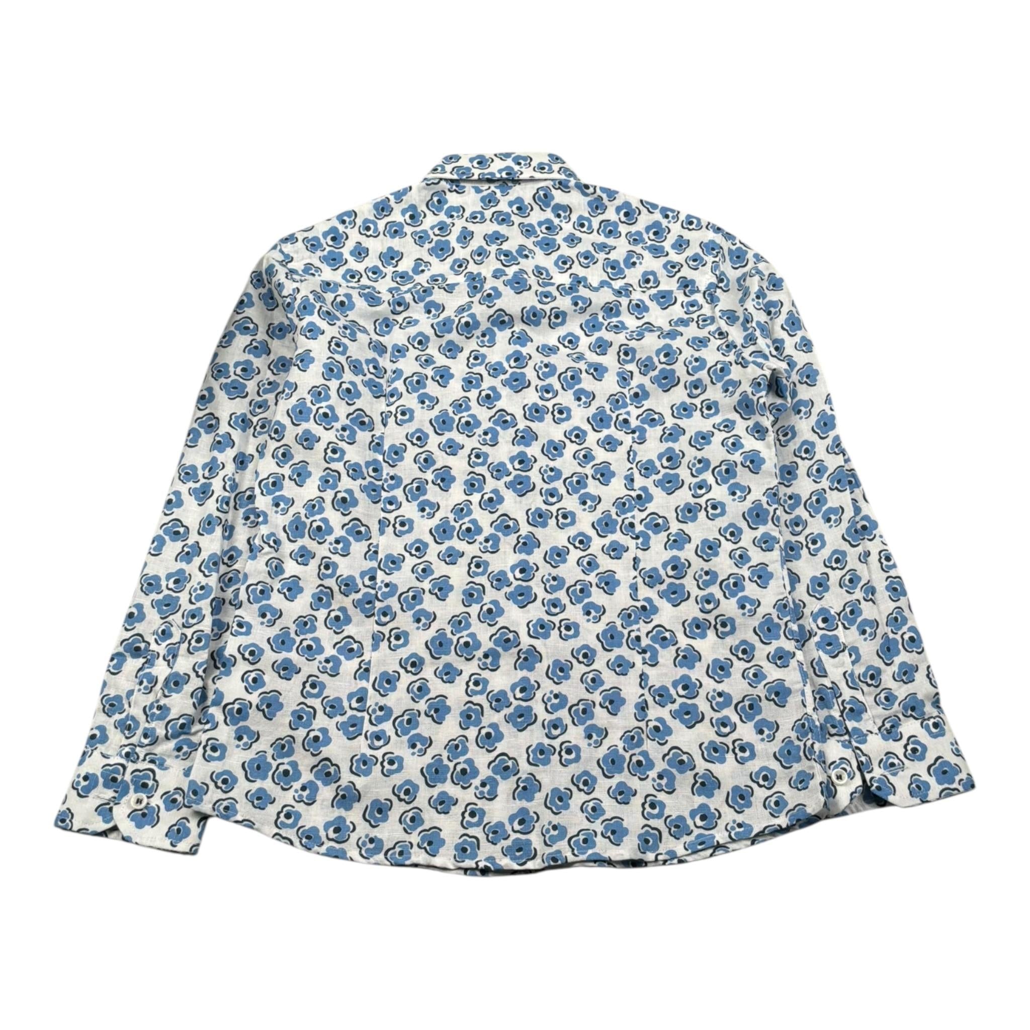 Mai'S Kids Camicia Tinta Unita con Stampa per Bambino 2589 BIANCO MAI'S KIDS 