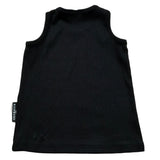 John Richmond Canotta Gircllo Tinta Unita con Logo per Neonato RIP26037CN NERO JOHN RICHMOND 