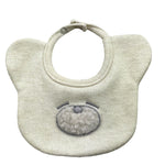 NANAN bavetta tinta unita con stampa Panna per Neonato I203041P PANNA NANAN 