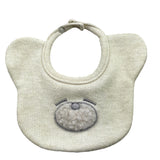 NANAN bavetta tinta unita con stampa Panna per Neonato I203041P PANNA NANAN 