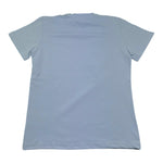 Zu+Elements T-Shirt Girocollo Tinta Unita con Stampa per Bambino ZU1608 AZZURRO ZU+ELEMENTS 