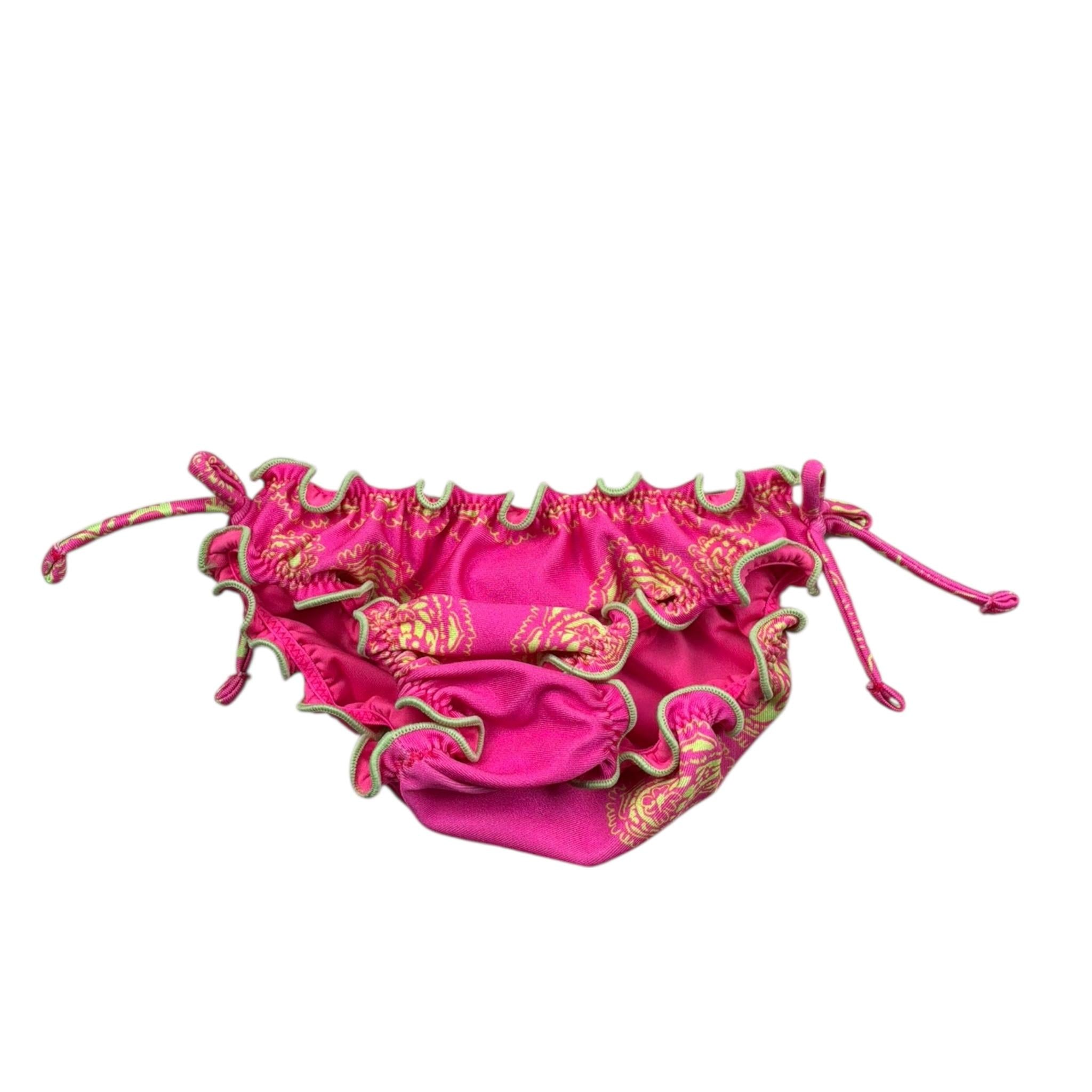 F**K Costume Modello Slip Tinta Unita con Stampa per Neonata FJ25B4A14BBX64 FUXIA F**K 