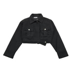 TO be too giubbino tinta unita con zip Nero per Bambina TBT2500 NERO TO be too 