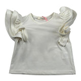 Vicolo T-Shirt Girocollo Tinta Unita con Logo per Neonata 3146M00370X PANNA VICOLO 