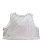 John Richmond Top Tinta Unita con Stampa per Bambina RGP25088TO BIANCO JOHN RICHMOND 