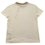 ELEVENTY t-shirt tinta unita con girocollo in contrasto Bianco per Bambino EU8P11 BIANCO ELEVENTY 