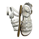 Twinset Sandalo Tinta Unita Con Borchie Bianco Per Bambina 241GCJ080 BIANCO TWINSET 