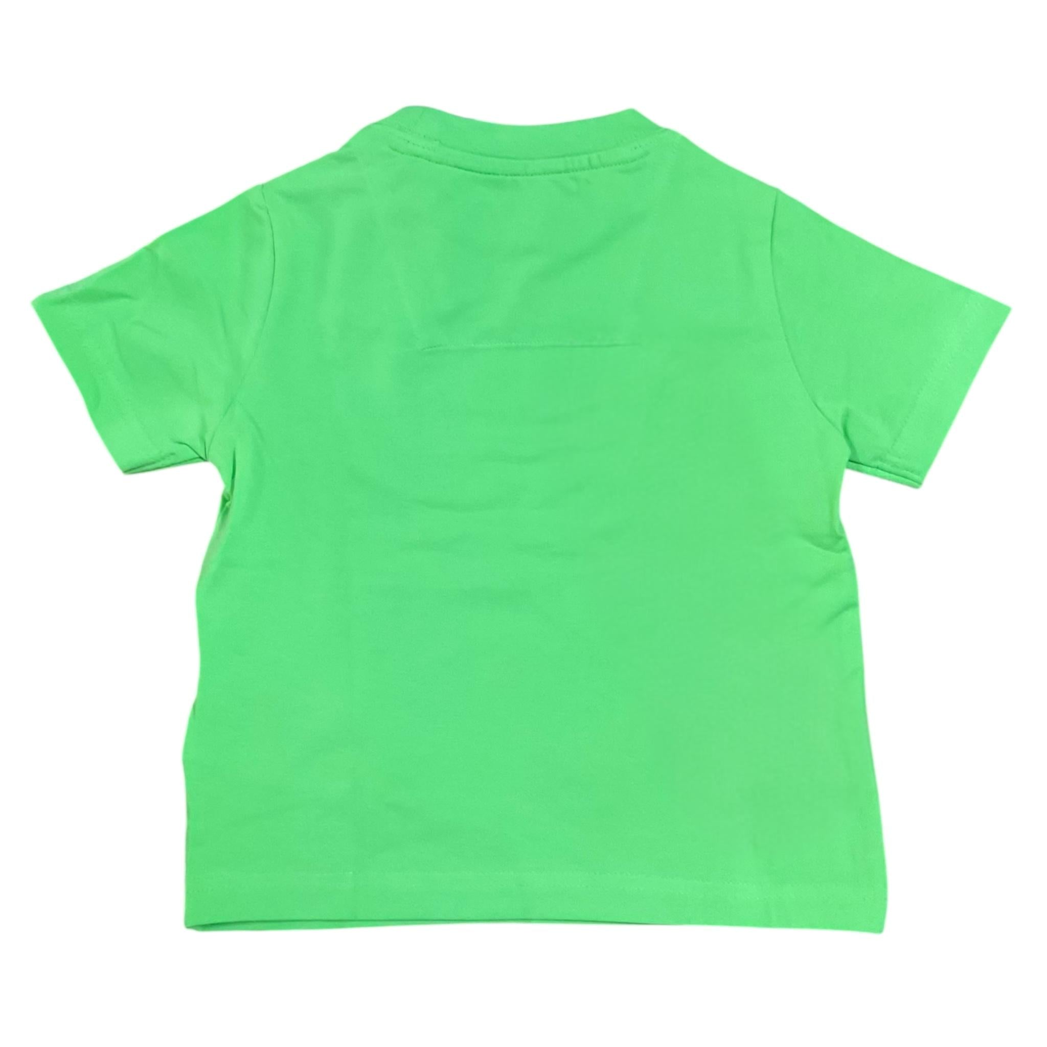 Aeronautica Militare T-Shirt Girocollo Tinta Unita con Stampa per Neonato 251TS0040AN VERDE AERONAUTICA MILITARE 