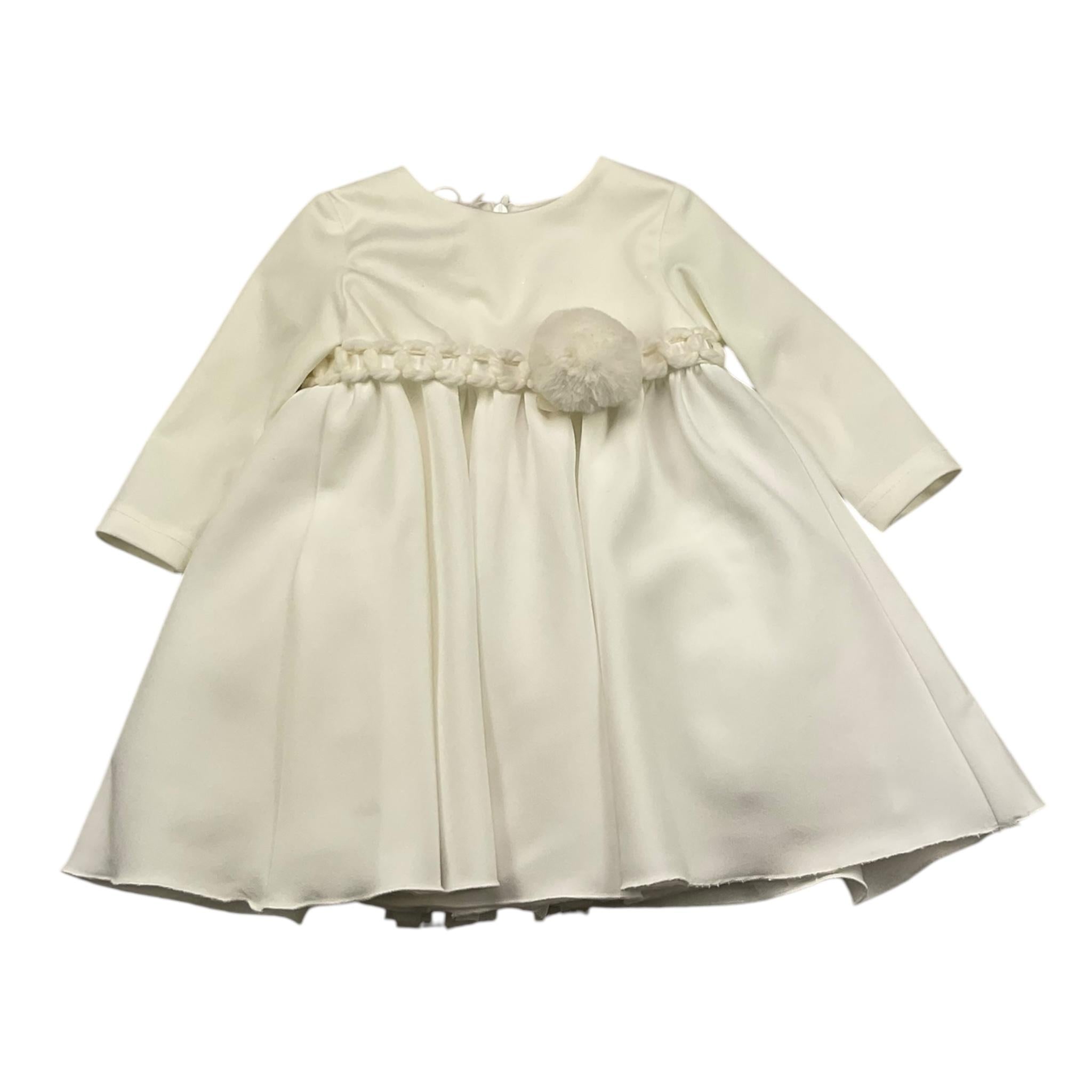 LE BEBE' abito manica lunga tinta unita Panna per Neonata LBG6178 PANNA LE BEBE' 