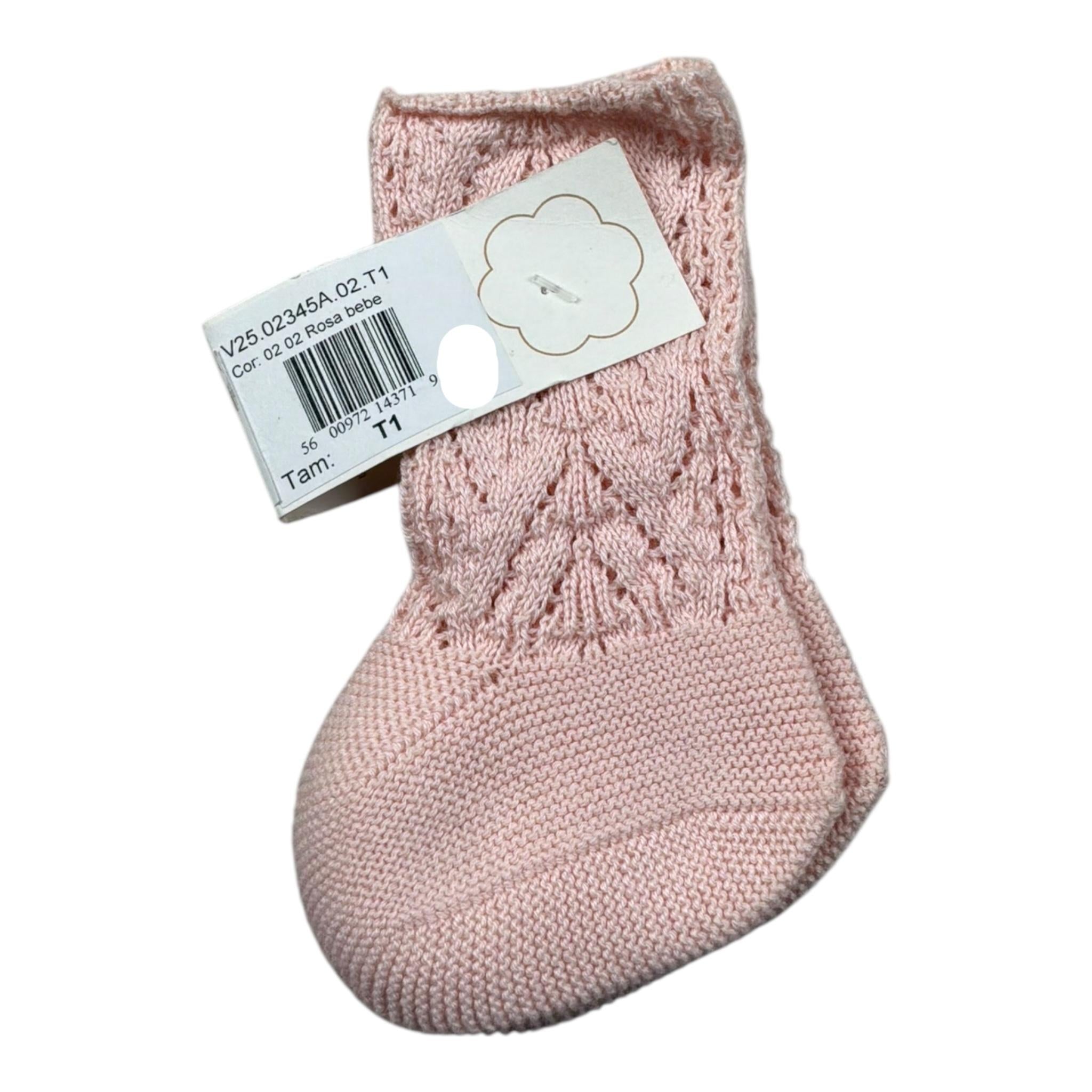 Wedoble Calzini Tinta Unita per Neonata V2502345A ROSA WEDOBLE 