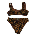 Saint Barth Costume 2 Pezzi Fascia-Slip per Bambina 00530L MARRONE SAINT BARTH 