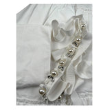 Raffaella Completo 2 Pezzi Camicia-Gonna per Bambina OTRANTO14 BIANCO RAFFAELLA 