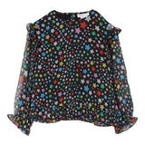STELLA McCARTNEY camicia manica lunga fantasia stelle Nero per Bambina TV5A40X NERO STELLA McCARTNEY 