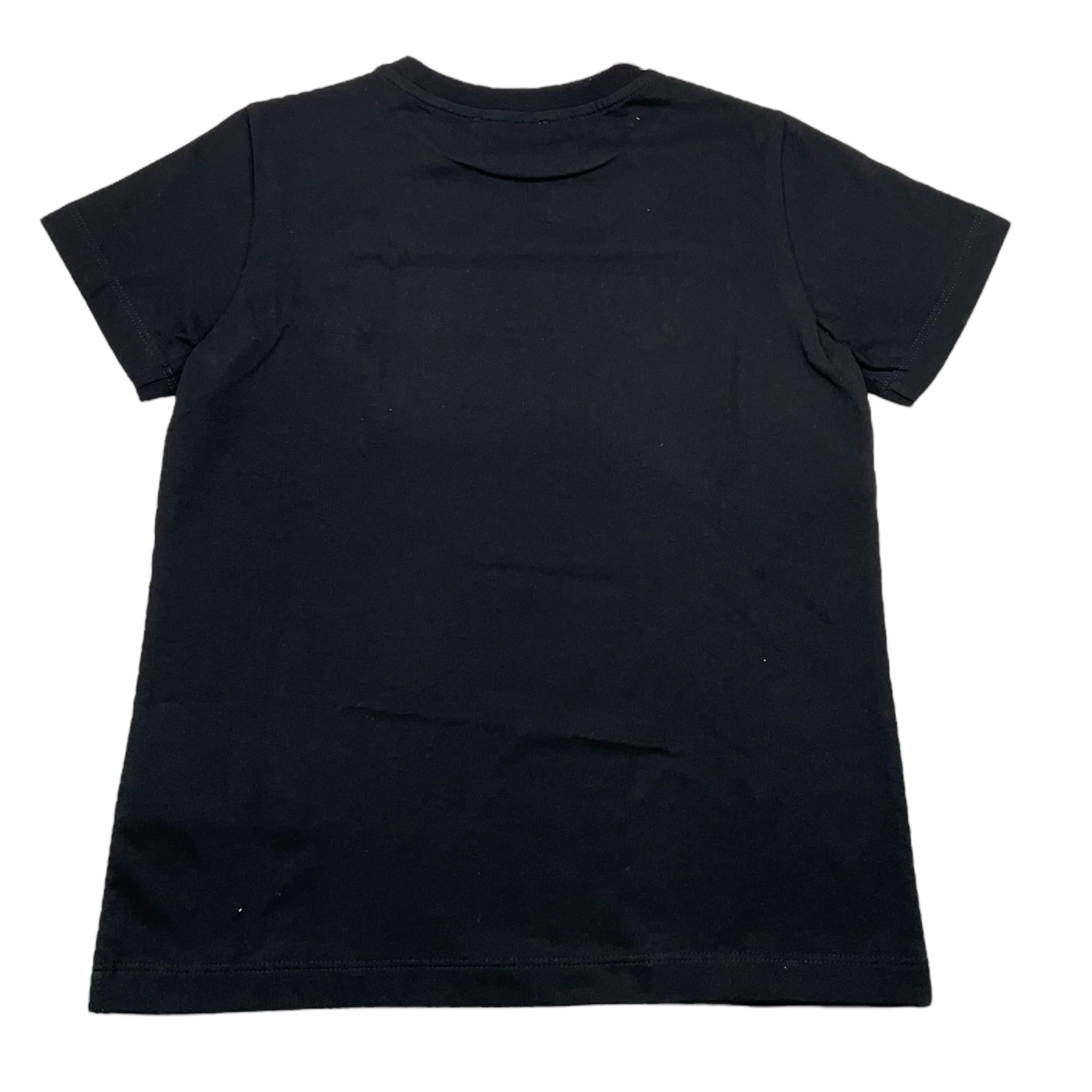 Missoni T-Shirt Girocollo Tinta Unita con Paillettes per Bambina MV8A11 NERO MISSONI 