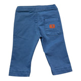 Trussardi Pantalone Tinta Unita con Elastico In Vita per Neonato TIP26086PA BLU TRUSSARDI 