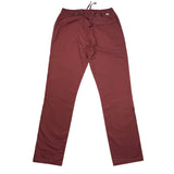 Paolo Pecora Pantalone Tinta Unita Con Elastico In Vita Bordeaux Per Bambino