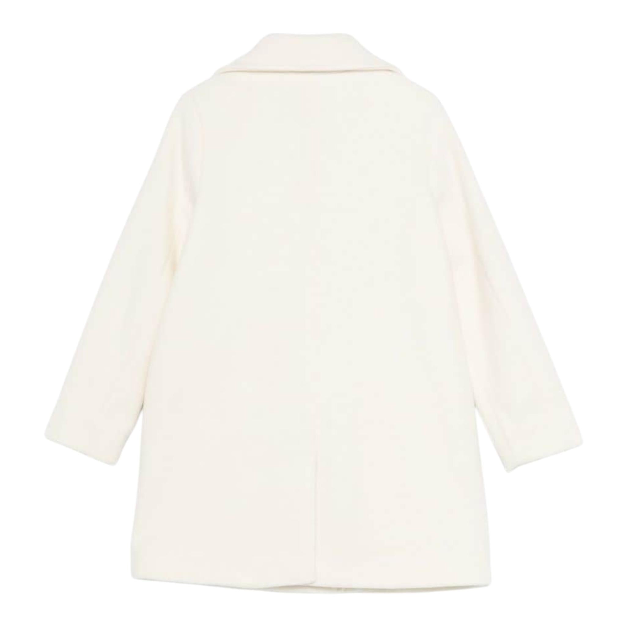 FAY cappotto tinta unita con bottoni Panna per Bambino FV2A40 PANNA FAY 