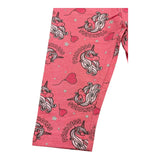 Losan Leggins Tinta Unita con Stampe Unicorni Rosa per Neonata