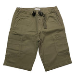 Woolrich Bermuda Tinta Unita Con Elastico In Vita Verde Per Bambino