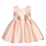 Abel & Lula Abito Cerimonia Tinta Unita con Applicazioni per Bambina 5014J ROSA ABEL & LULA 