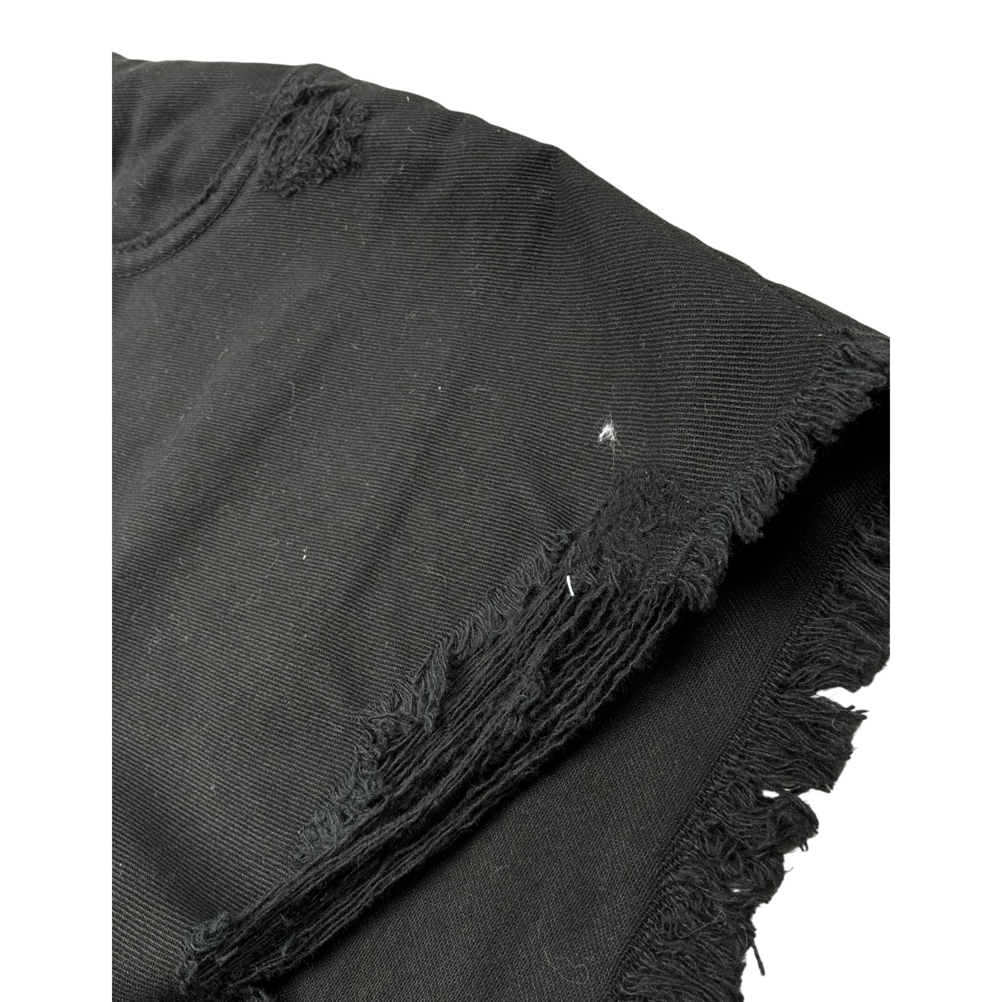 Lu Lu By Miss Grant Short Tinta Unita con Strappi per Bambina LL3381 NERO LU LU BY MISS GRANT 