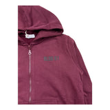 YOURS felpa con zip e cappuccio tinta unita Bordeaux per Bambino BY1477 BORDEAUX YOURS 