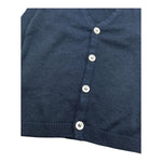 Emanuel Pris Cardigan Tinta Unita Scollo A V per Bambino ECA004R BLU EMANUEL PRIS 