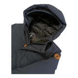 SAVE THE DUCK giubbino tinta unita con cappuccio Blu per Neonato J41447B BLU SAVE THE DUCK 