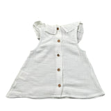 Babyvip Camicia Giromanica Tinta Unita con Colletto per Neonata T1562 BIANCO BABYVIP 