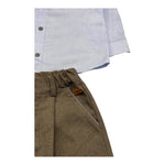 BARCELLINO completo 3 pezzi camicia-bermuda-papillon Azzurro per Bambino 105306 AZZURRO BARCELLINO 