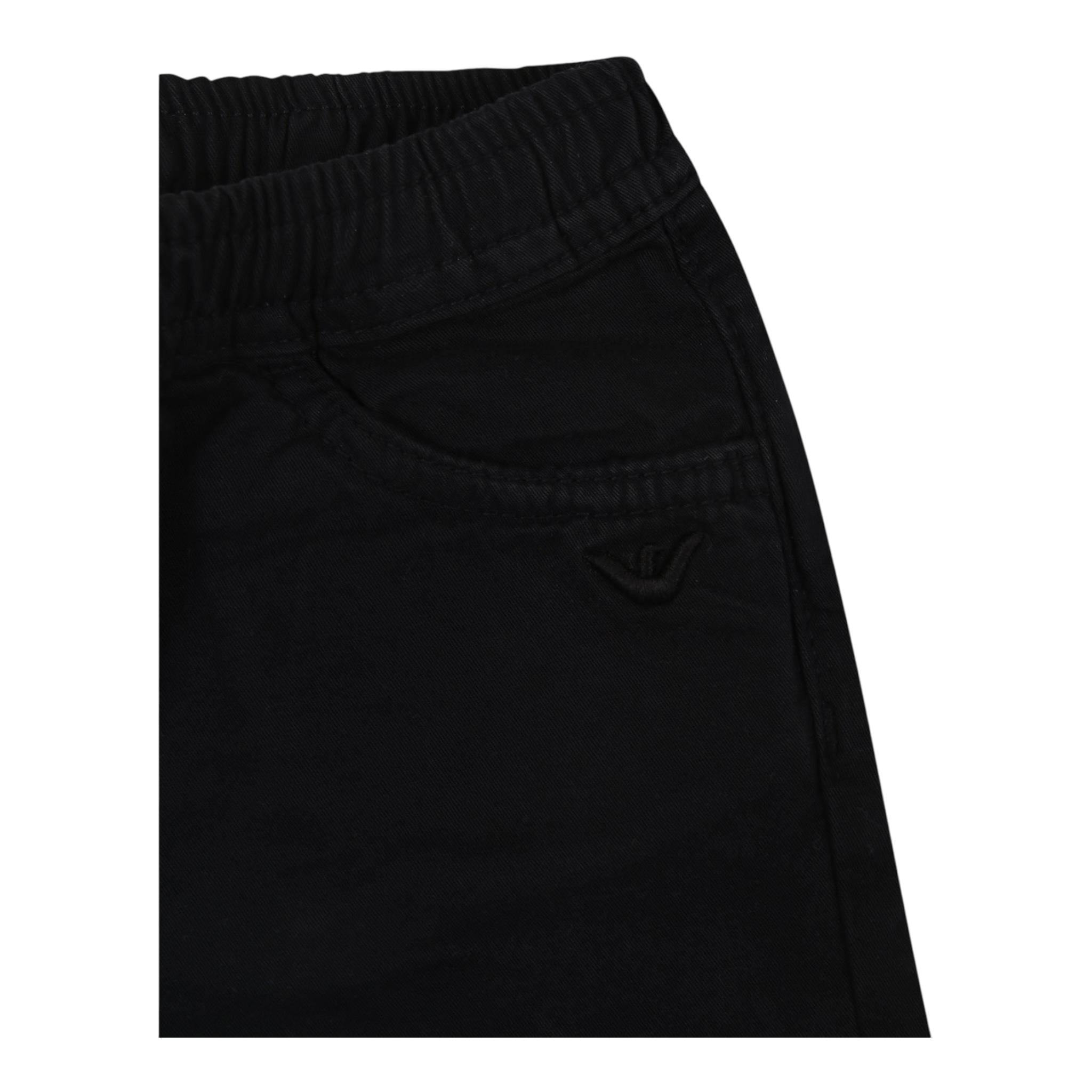 EMPORIO ARMANI pantalone tinta unita con elastico in vita Blu per Neonato 6DHJJ8 BLU EMPORIO ARMANI 