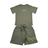 Refrigiwear Completo 2 Pezzi T-Shirt - Bermuda Bicolore per Neonato R1102W25XX VERDE REFRIGIWEAR 