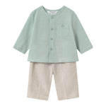 Mayoral Completo 2 Pezzi Camicia-Pantalone per Neonato 1564 VERDE MAYORAL 