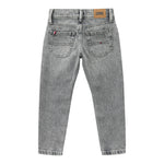 Tommy Hilfiger Jeans Tinta Unita con Girovita Regolabile per Bambino KB0KB09331 GRIGIO TOMMY HILFIGER 