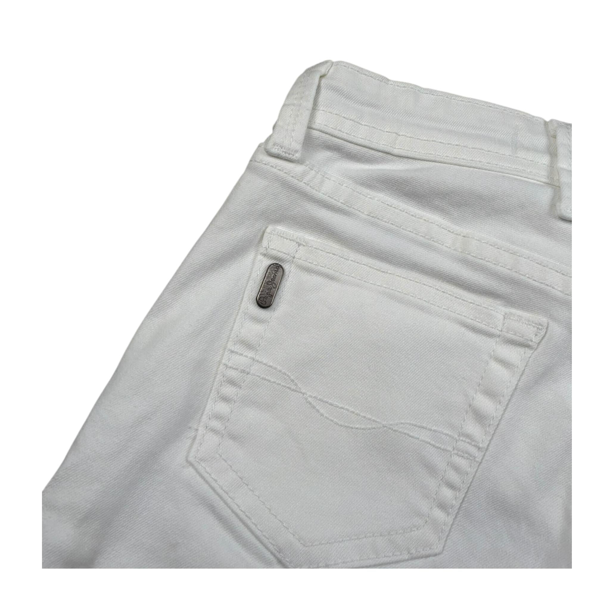 Pepe Jeans Bermuda Tinta Unita con Girovita Regolabile per Bambino PB800791TAB BIANCO PEPE JEANS 